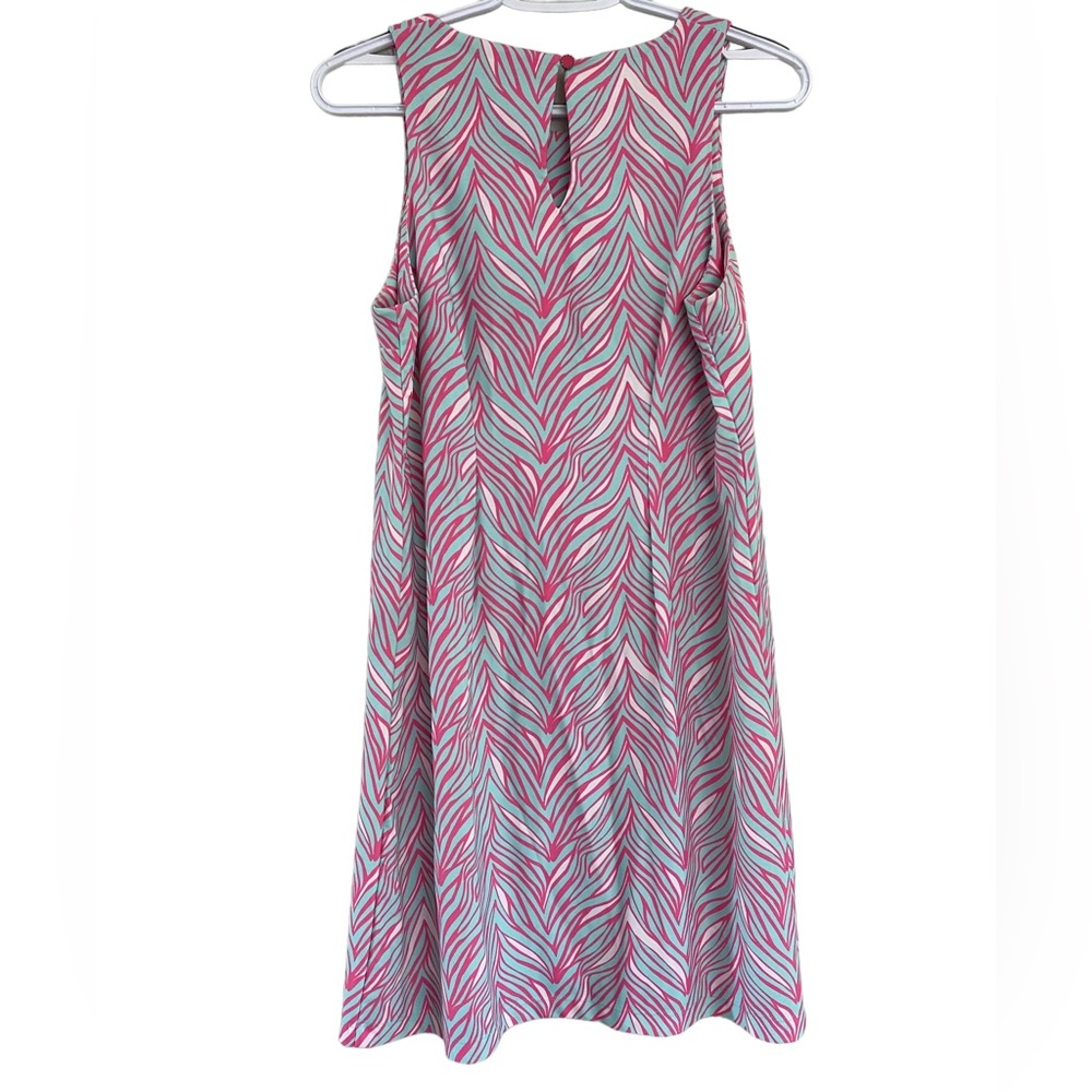 Lilly Pulitzer sleeveless pink and teal dress size medium - Picture 7 of 7